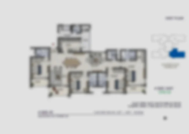 Brigade Upper Crest 3.5 BHK floor plan